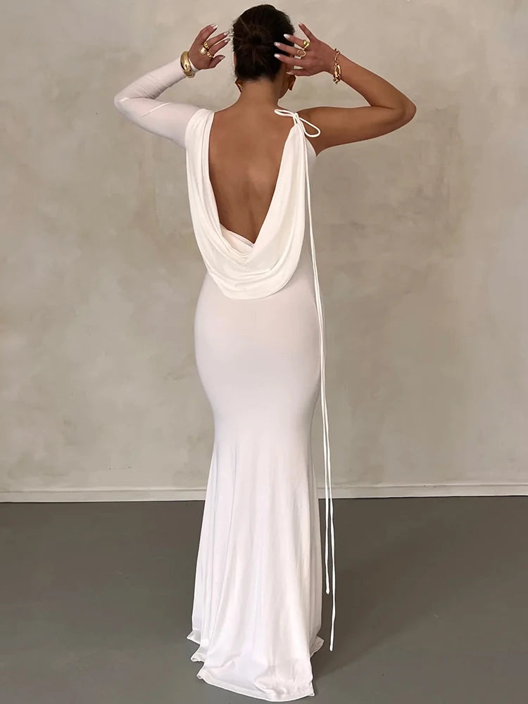 Arielle Luxe One-Shoulder Dress