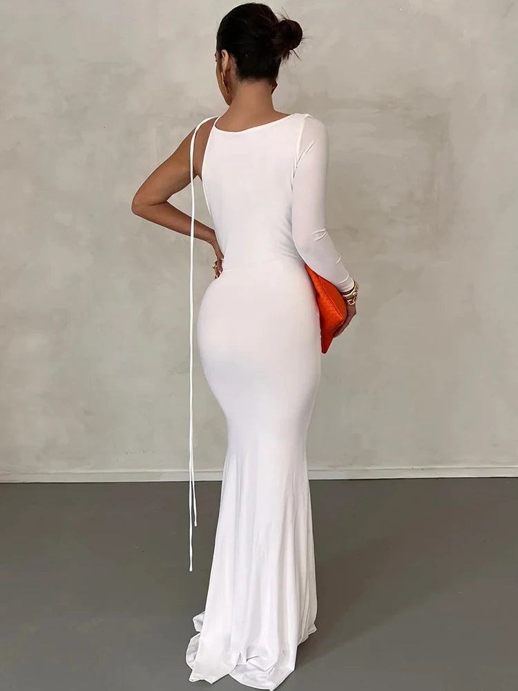 Arielle Luxe One-Shoulder Dress