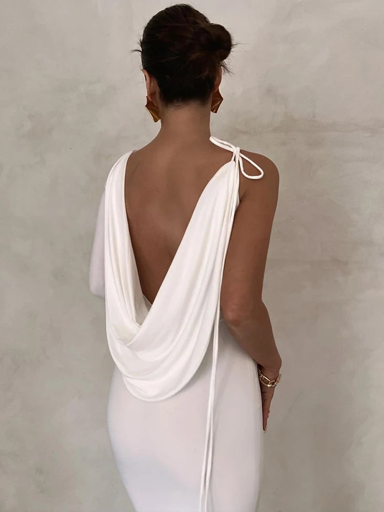 Arielle Luxe One-Shoulder Dress
