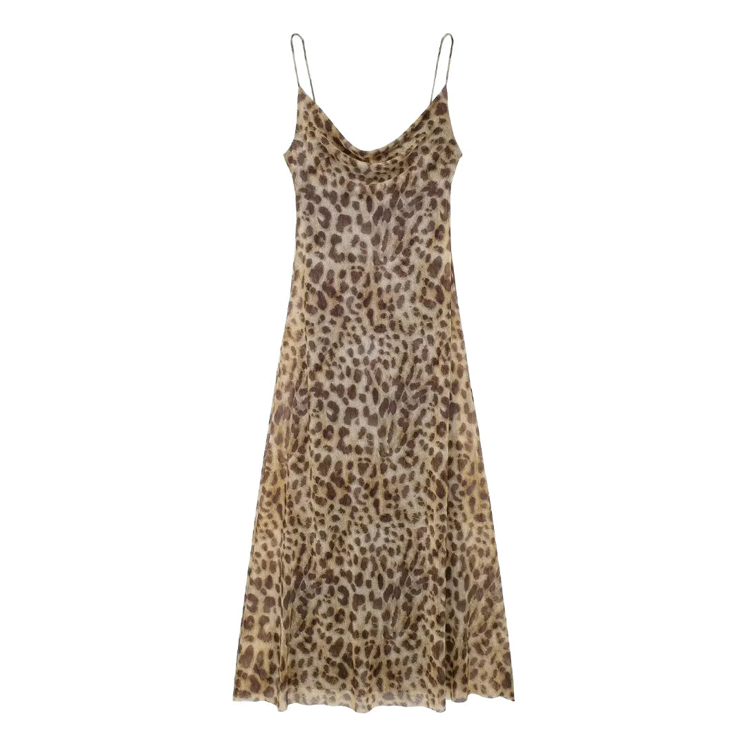 Leo Print Kleid