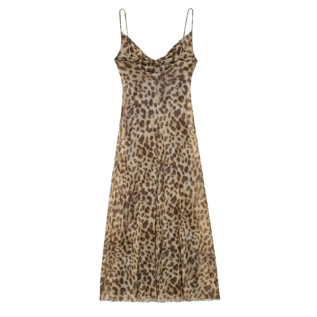 Leo Print Kleid