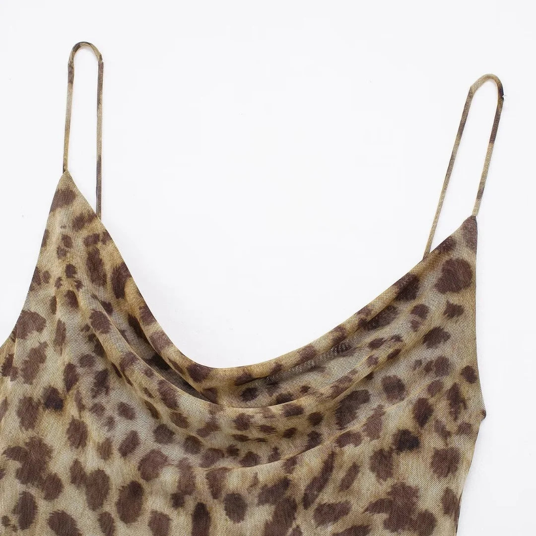 Leo Print Kleid