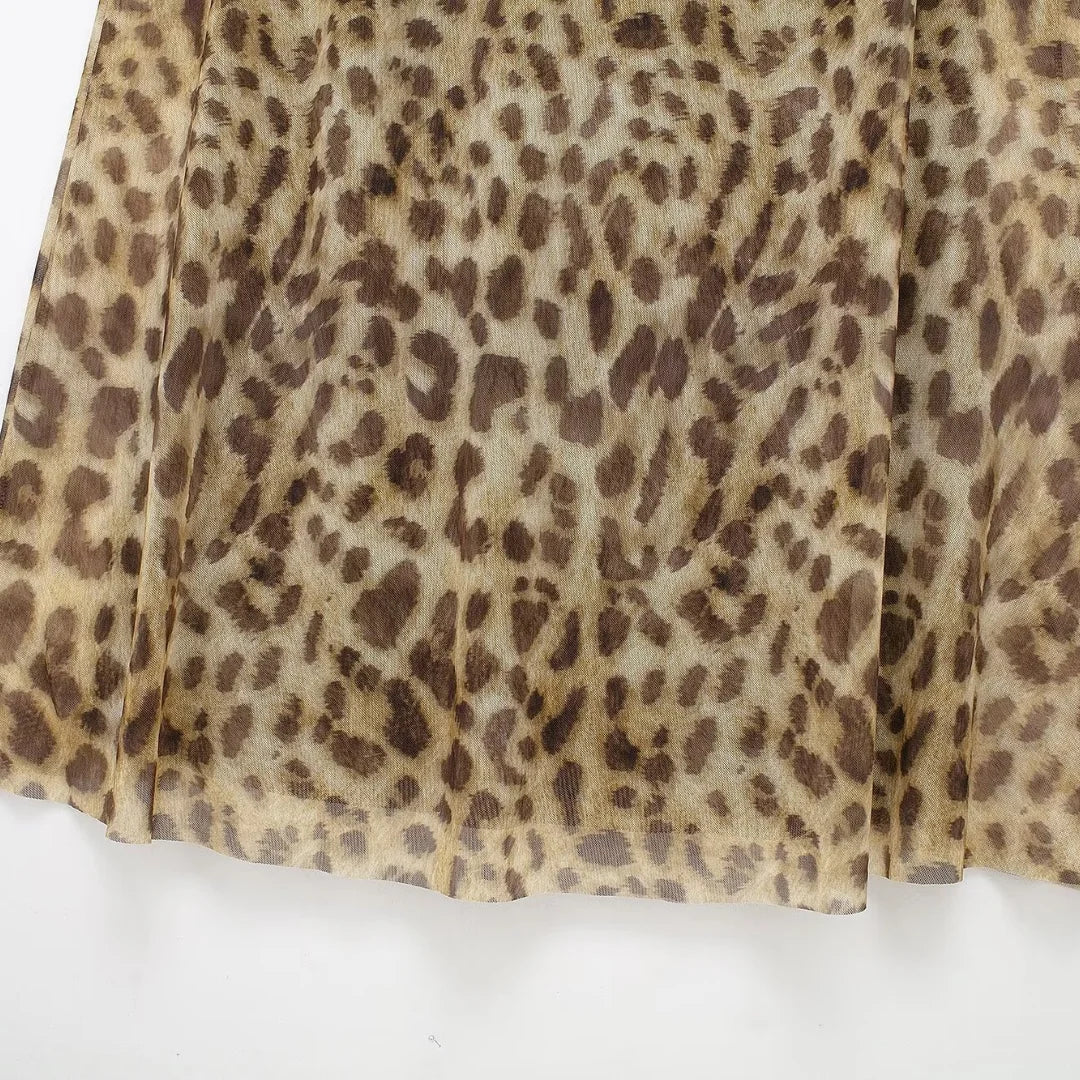 Leo Print Kleid