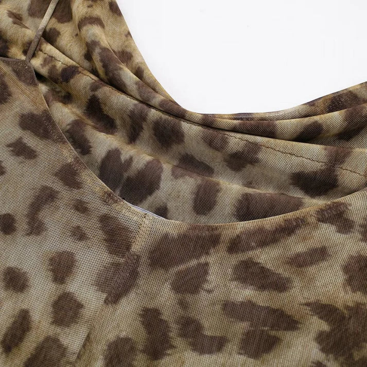 Leo Print Kleid