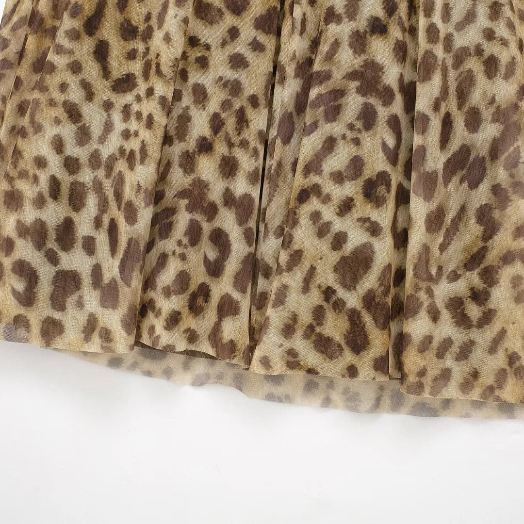 Leo Print Kleid
