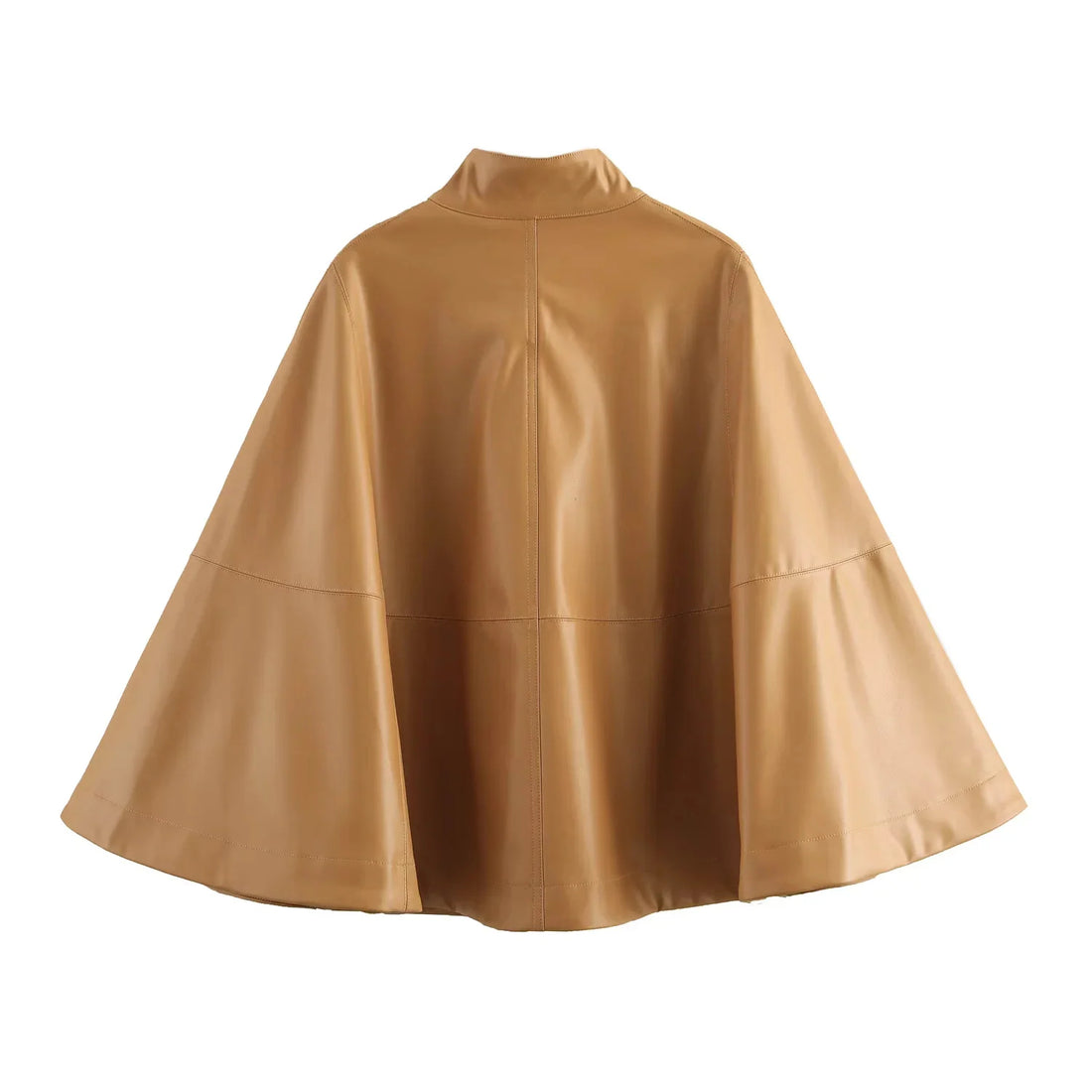 Faux Leder Cape Jacke