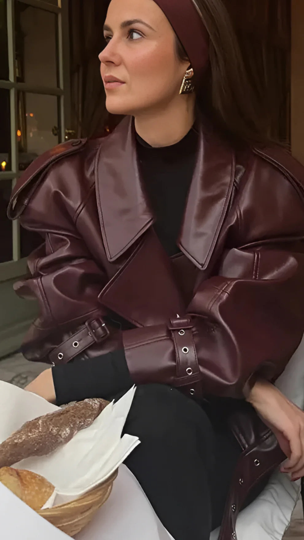 Cherry Lederjacke