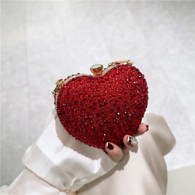 Heart Crystal Bag